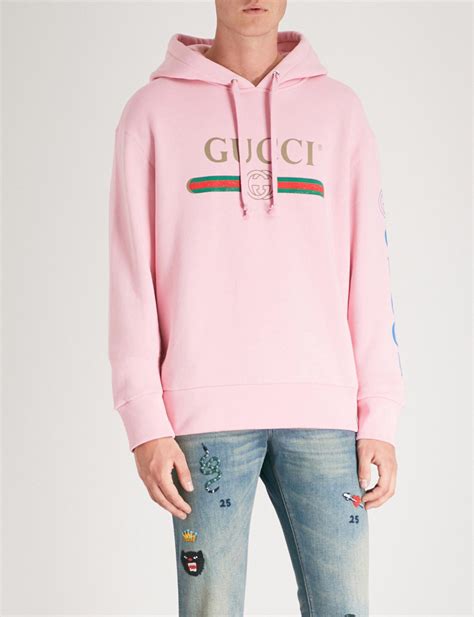 gucci hoodies pink|pink Gucci sweatshirt.